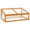 Cold Frame Greenhouse Wood Raised Planter Bed with Transparent Roof